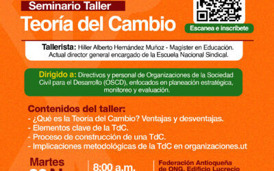 Seminario Taller: Teoría del Cambio en las Organizaciones Sociales